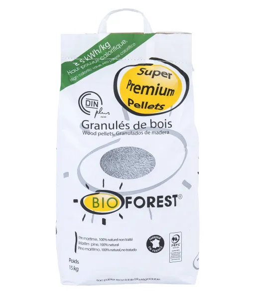 PALETTE DE GRANULÉS DE BOIS BIOFOREST