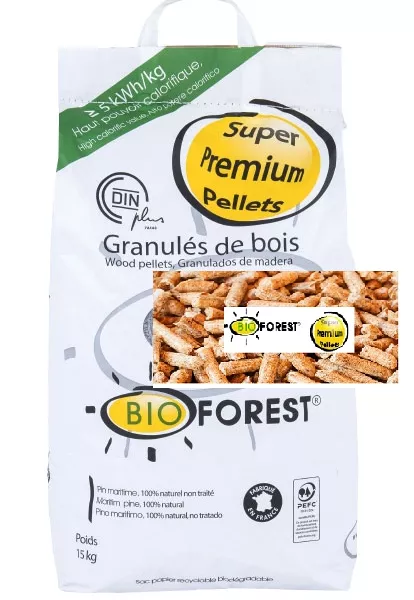 PALETTE GRANULÉS DE BOIS BIOFOREST