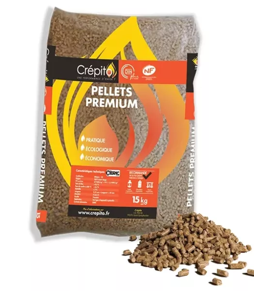 PALETTE DE GRANULÉS DE BOIS CRÉPITO